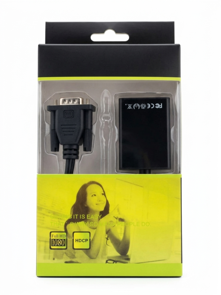 CABLE CONVERSOR HDMI A VGA + AUDIO