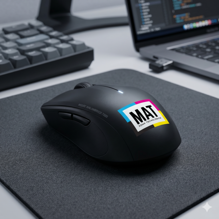 MOUSE INALAMBRICO 7000 NEGRO