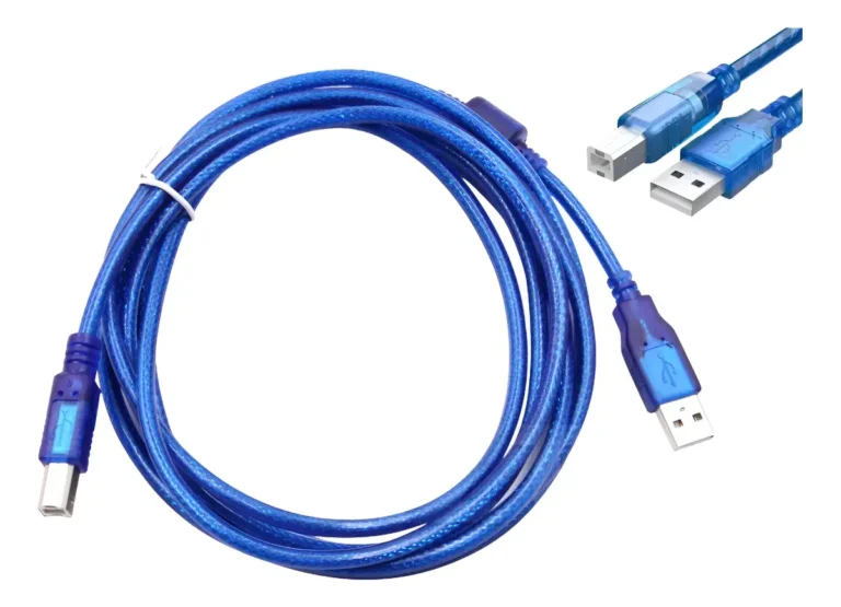 CABLE USB BLINDADO AZUL 1.5