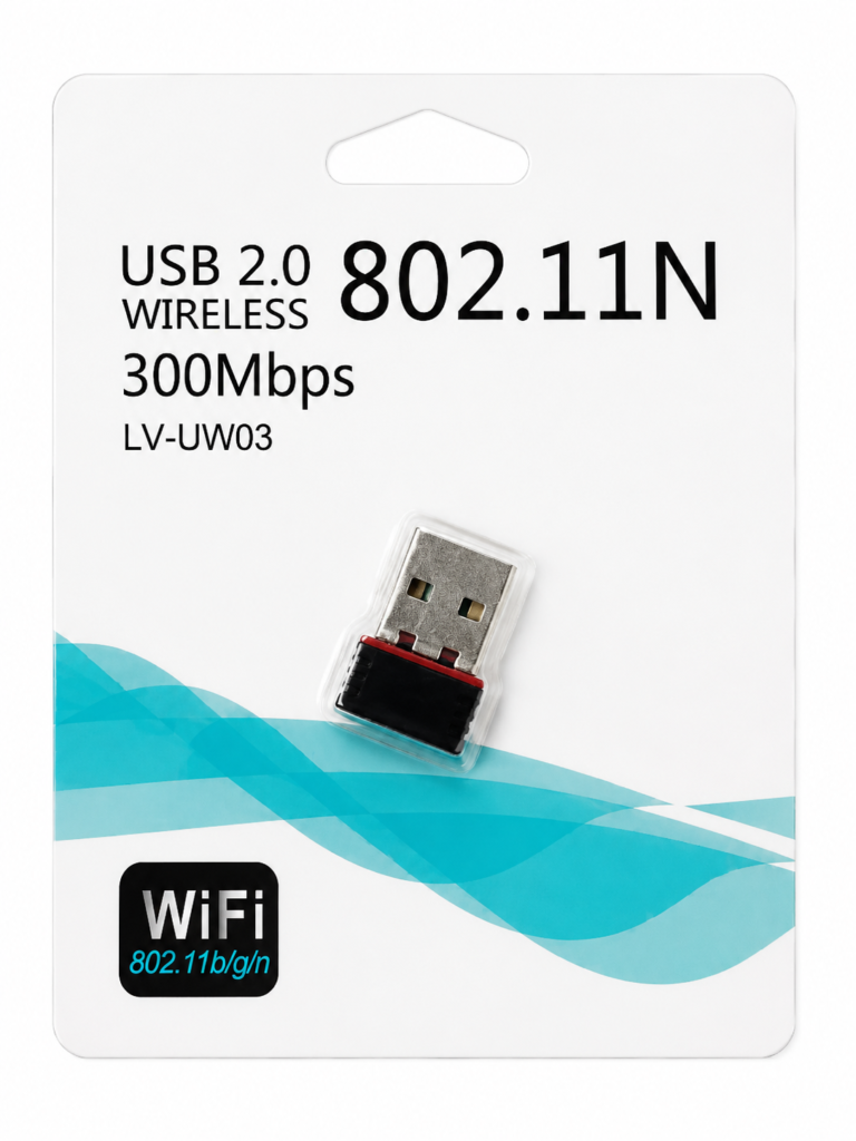 ADAPTADOR WIFI USB 150M 80.IIN +ANTENA