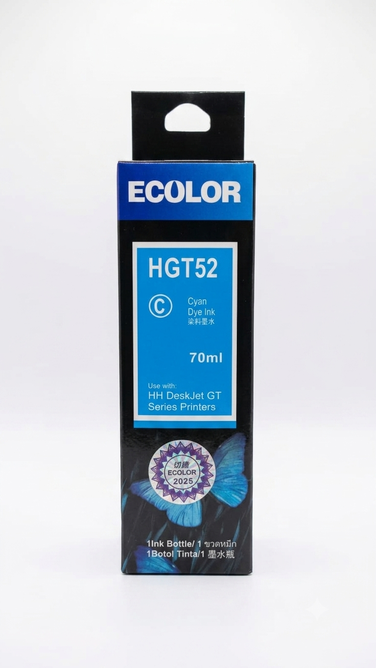 TINTA ECOLOR GT52 CIAN