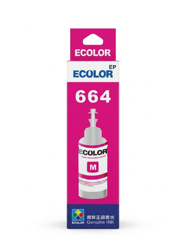 TINTA ECOLOR 664 MAGENTA