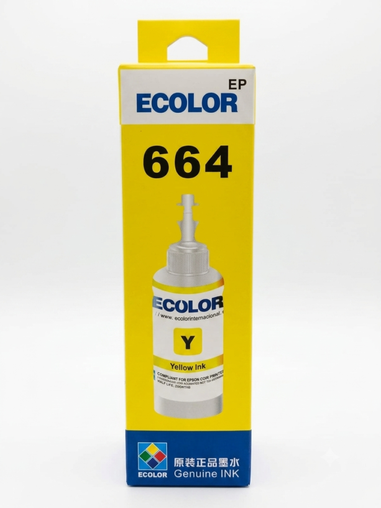 TINTA ECOLOR 664 AMARILLA