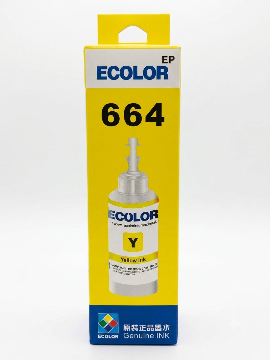 TINTA ECOLOR 664 AMARILLA