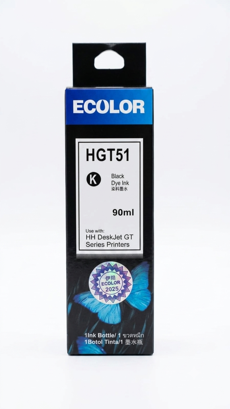 TINTA ECOLOR GT51 BK